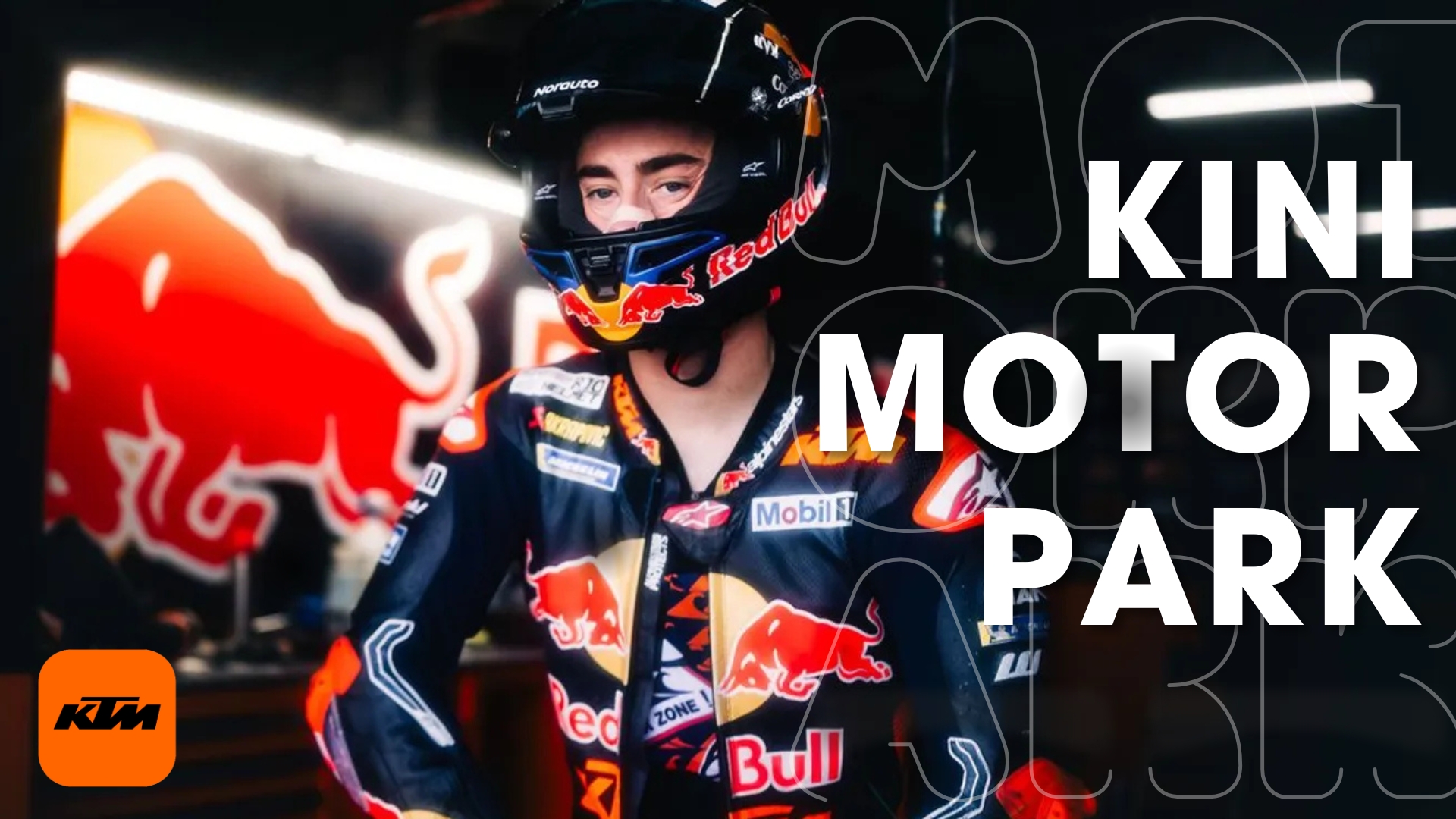 Evento deportivo de Red Bull y KTM en Kini Motor Park Barcelona con Pedro Acosta, Brad Binder, Maverick Viñales y Dani Pedrosa